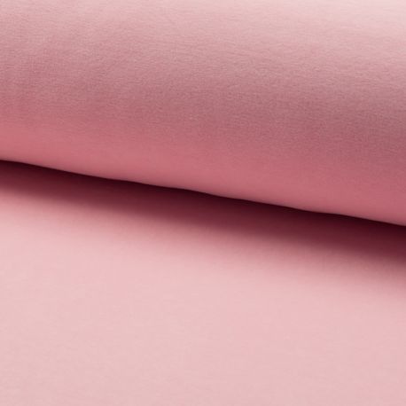 Tissu Jersey Velours Nicky Uni Rose