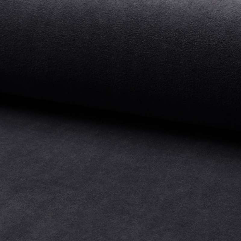 Tissu Jersey Velours Nicky Uni Anthracite