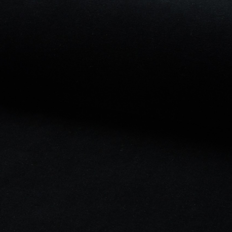 Tissu Jersey Velours Nicky Uni Noir