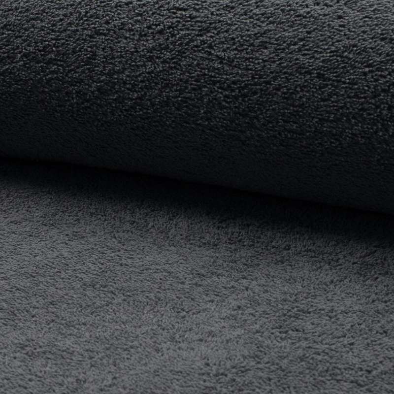 Tissu Eponge Uni Anthracite