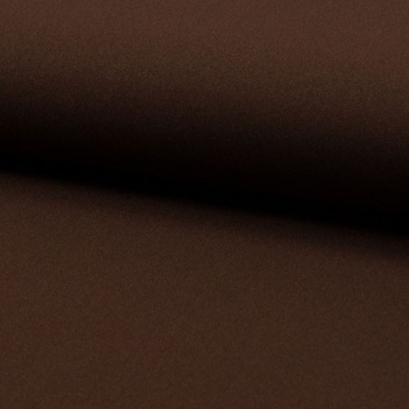 Tissu Burlington Uni Marron