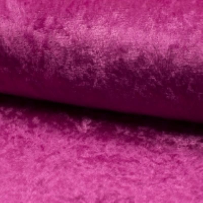 Tissu Panne De Velours Uni Prune