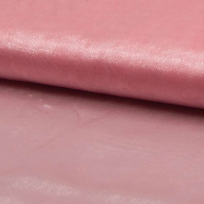 Tissu Organza Uni Rose