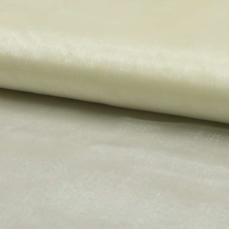 Tissu Organza Uni Ivoire