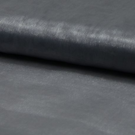 Tissu  Organza Uni Silver