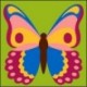 Canevas Enfant Soudan Papillon