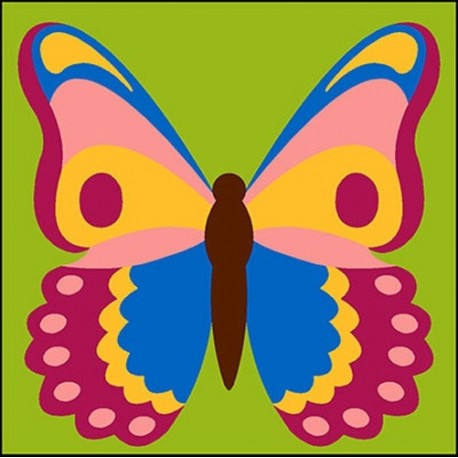 Canevas Enfant Soudan Papillon