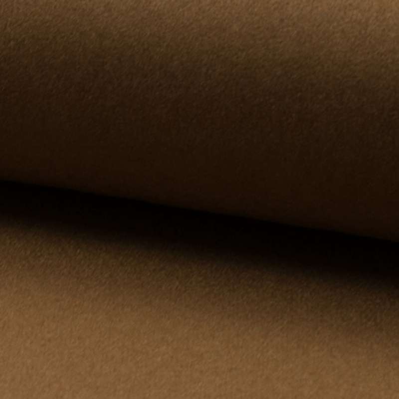 Tissu Manteau Caban Uni Praline
