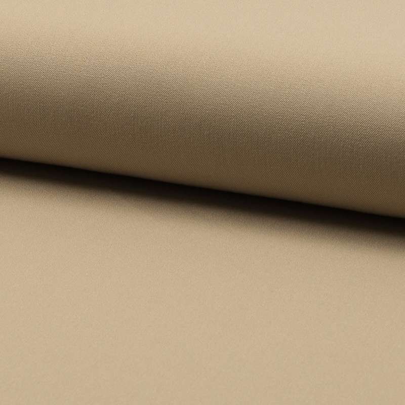 Tissu Gabardine Uni Beige