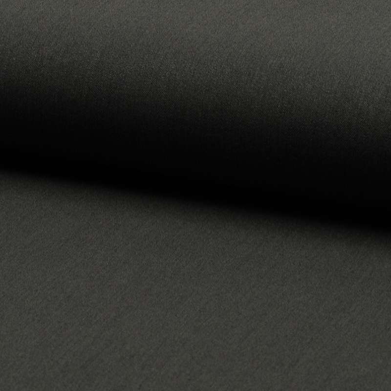 Tissu Gabardine Uni Gris Foncé