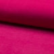 Tissu Velours Milleraie Uni Fuchsia