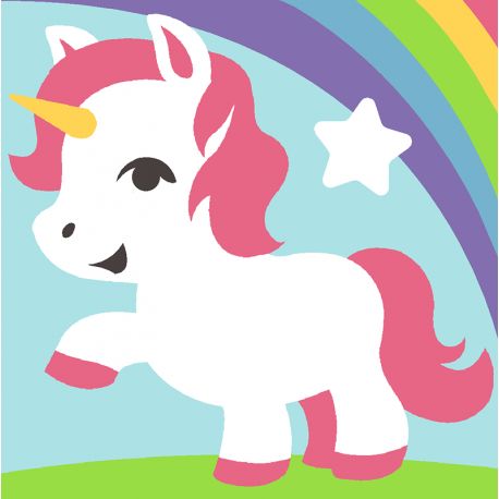 Canevas Enfant Soudan Licorne