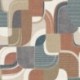 Tissu Bauhaus Digital Terracotta 