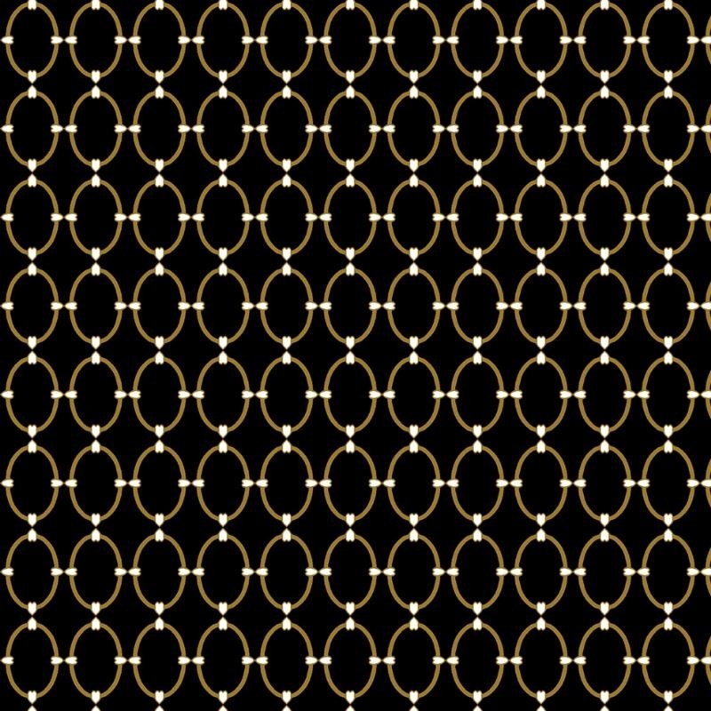 Tissu Ines Popeline Imprimé Or