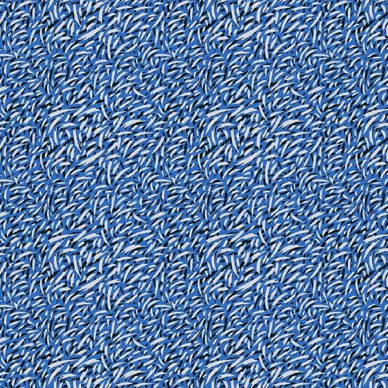 Tissu Savane Popeline Imprimé Azur 