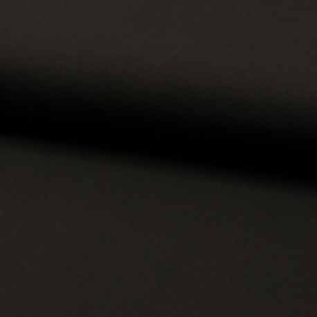Voile De Coton Uni Noir