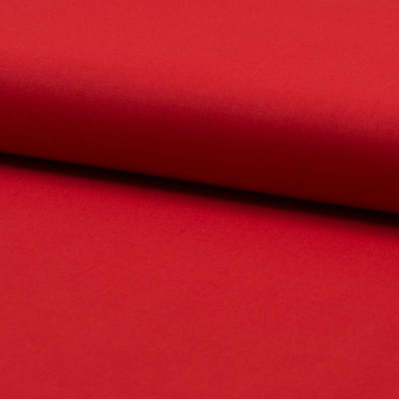 Voile De Coton Uni Rouge