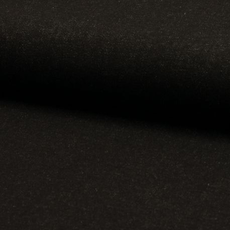 Tissu Jeans Coton Noir