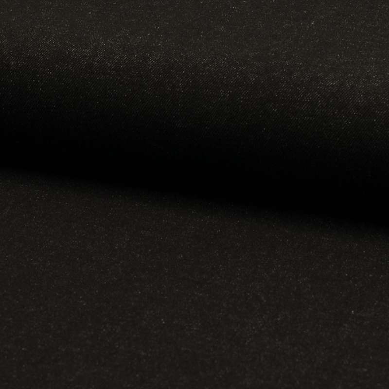 Tissu Jeans Coton Noir
