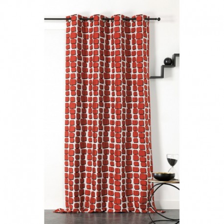 Tissu Wall Jacquard Terracotta