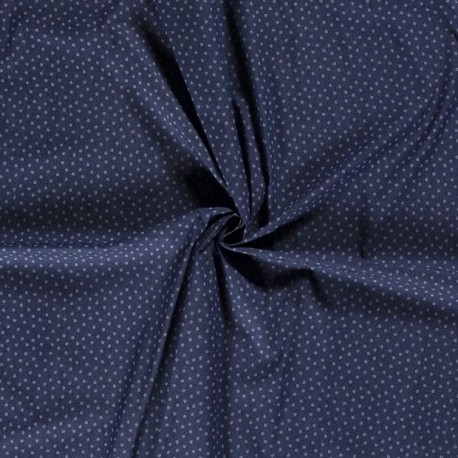 Tissu Jeans Forme Bleu 