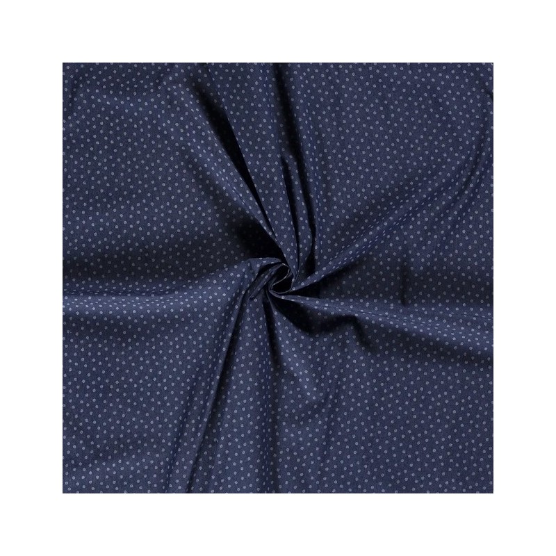 Tissu Jeans Forme Bleu 