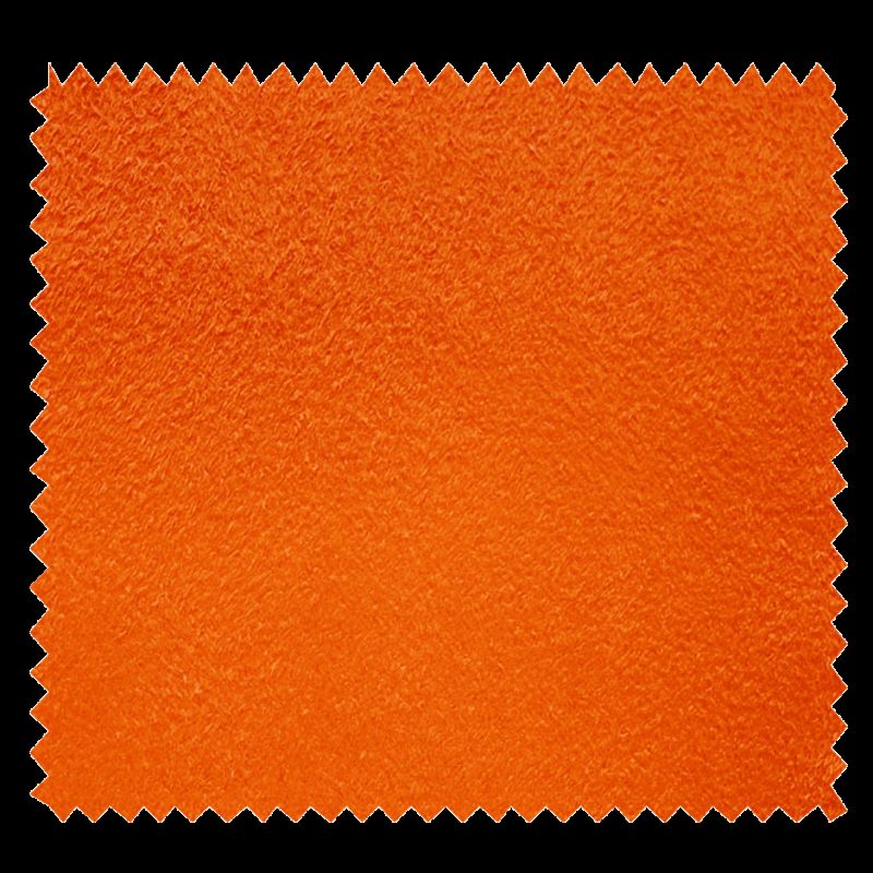 Tissu Suédine Orange