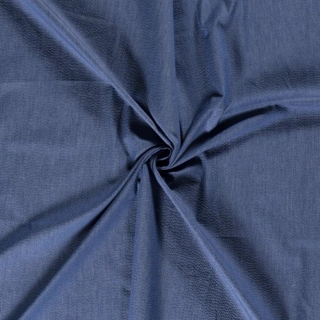 Tissu Jeans Uni Indigo 