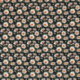 Tissu Crêpe Imprimé Fleur Marine 