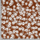 Tissu Crêpe Fleur Brique