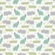 Tissu Rhino Imprimé Vert 