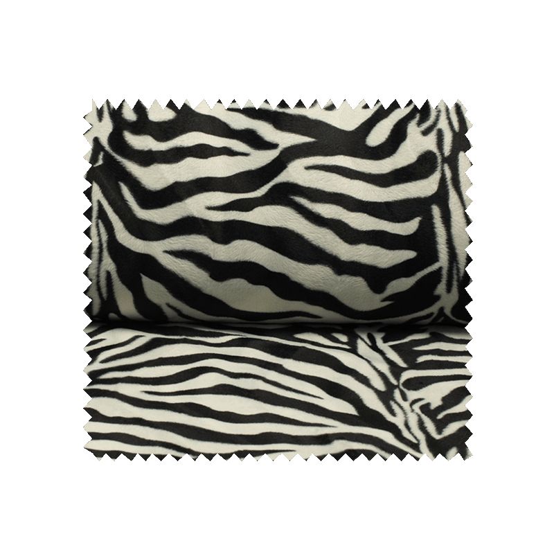 Tissu Fausse Fourrure Zebre