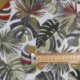 Tissu Monstera Jacquard Allover Ecru or 