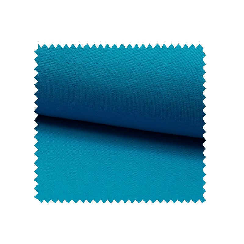 Tissu Bord Cote Uni Turquoise