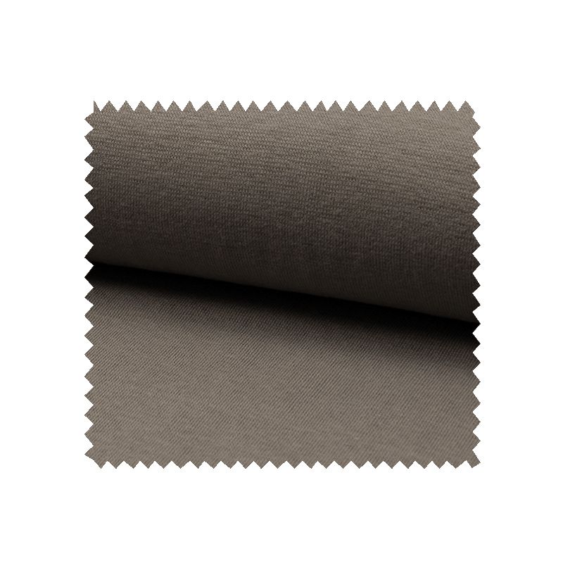 Tissu Bord Cote Uni Taupe