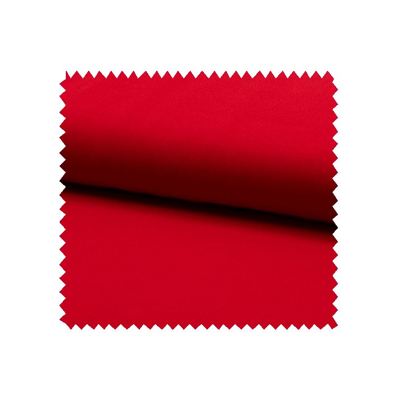 Tissu Mousseline Unie Rouge