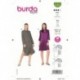 Patron Burda 6127 Robe 34/44