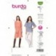 Patron Burda 6129 Robe 34/44