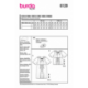 Patron Burda 6129 Robe 34/44