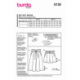 Patron Burda 6138 Jupe Culotte/short 34/44