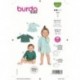 Patron Burda 9277 Baby Robe/t-shirt 56/98