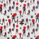 Tissu Popeline Spiderman Imprimé Blanc 