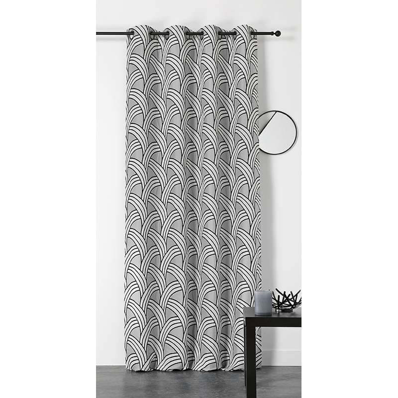 Tissu Walter Jacquard Gris