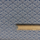 Tissu Ebano Jacquard Eventail Bleu 