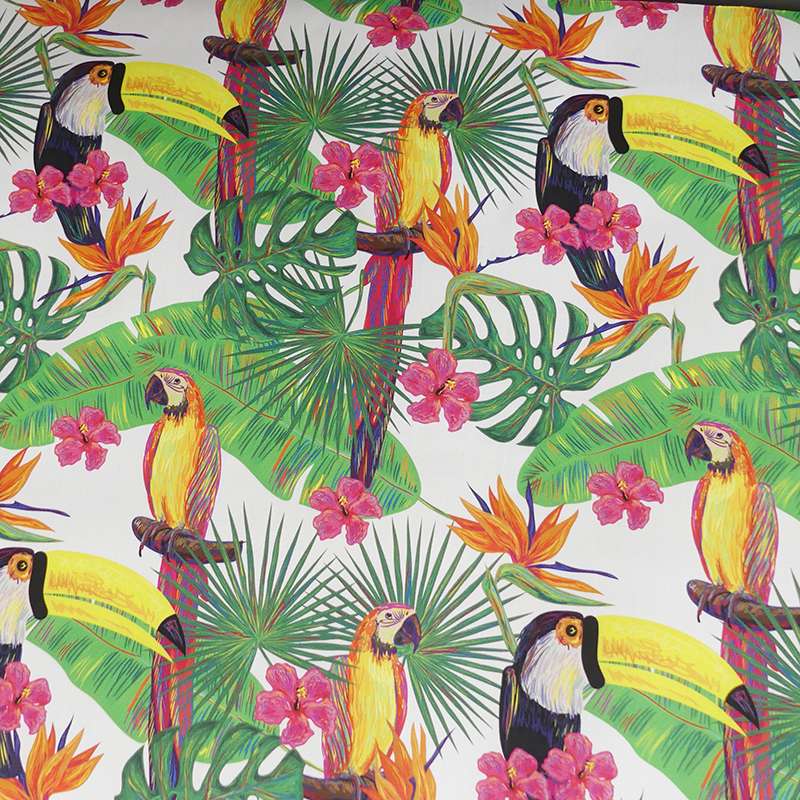 Tissu Digisun Toile Kourou Jaune 