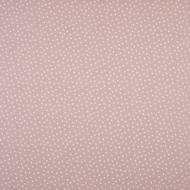 Tissu Coton Imprimé Pois Fond Rose