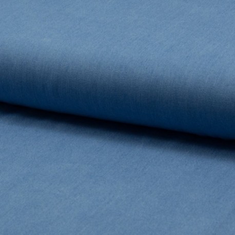 Tissu Chambrai Bleu Clair 