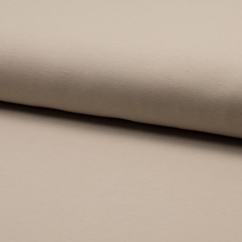 Tissu Jersey Coton Bio Uni Sable 