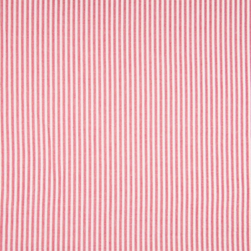 Tissu Rayure Rouge Seersucker Gaufré