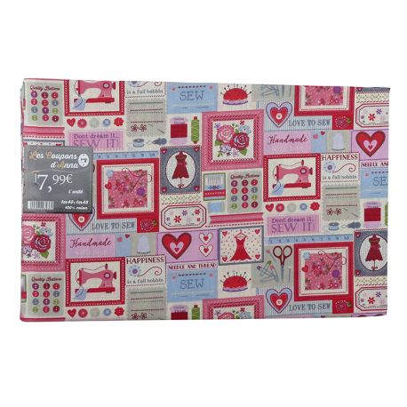 Coupon de Tissu Anna 140x145 cm